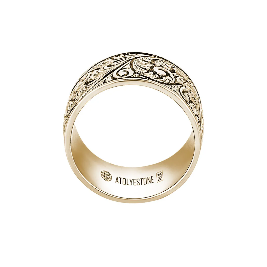 Premium Classic Band Ring in Gold