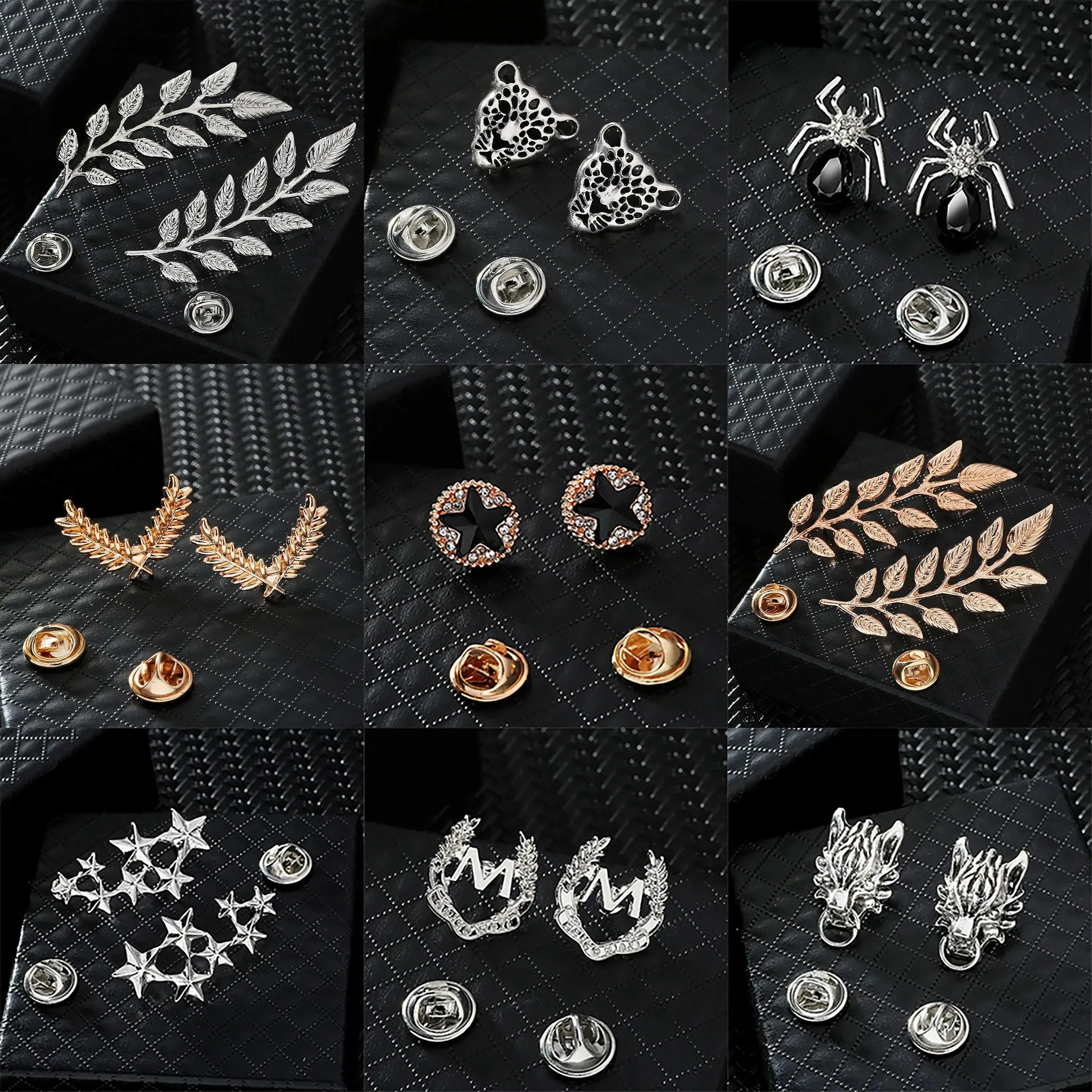 Retro Collar Brooches