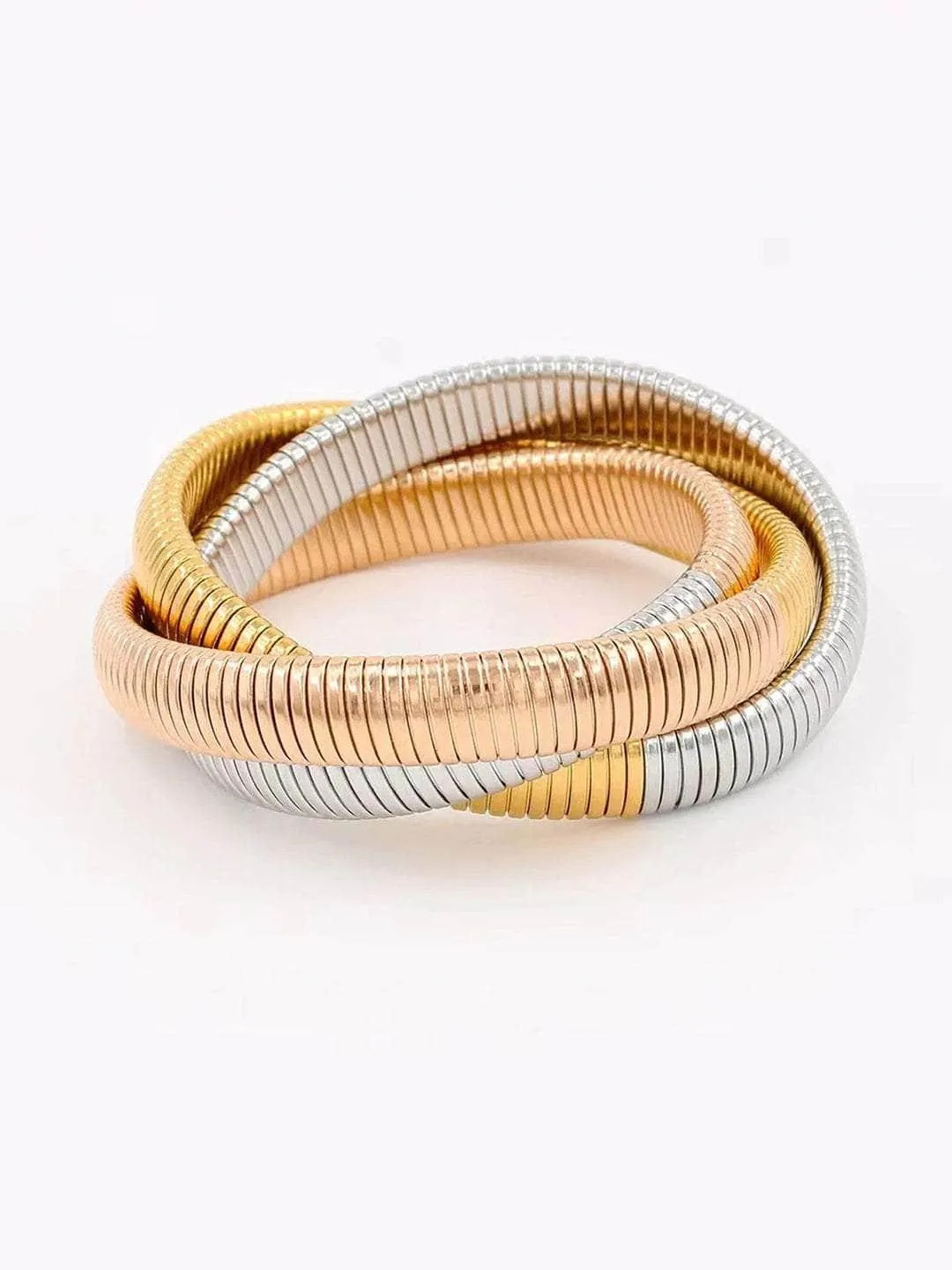 Ridhi Dogra In Triple Layer Wrap Stretchable Bracelet