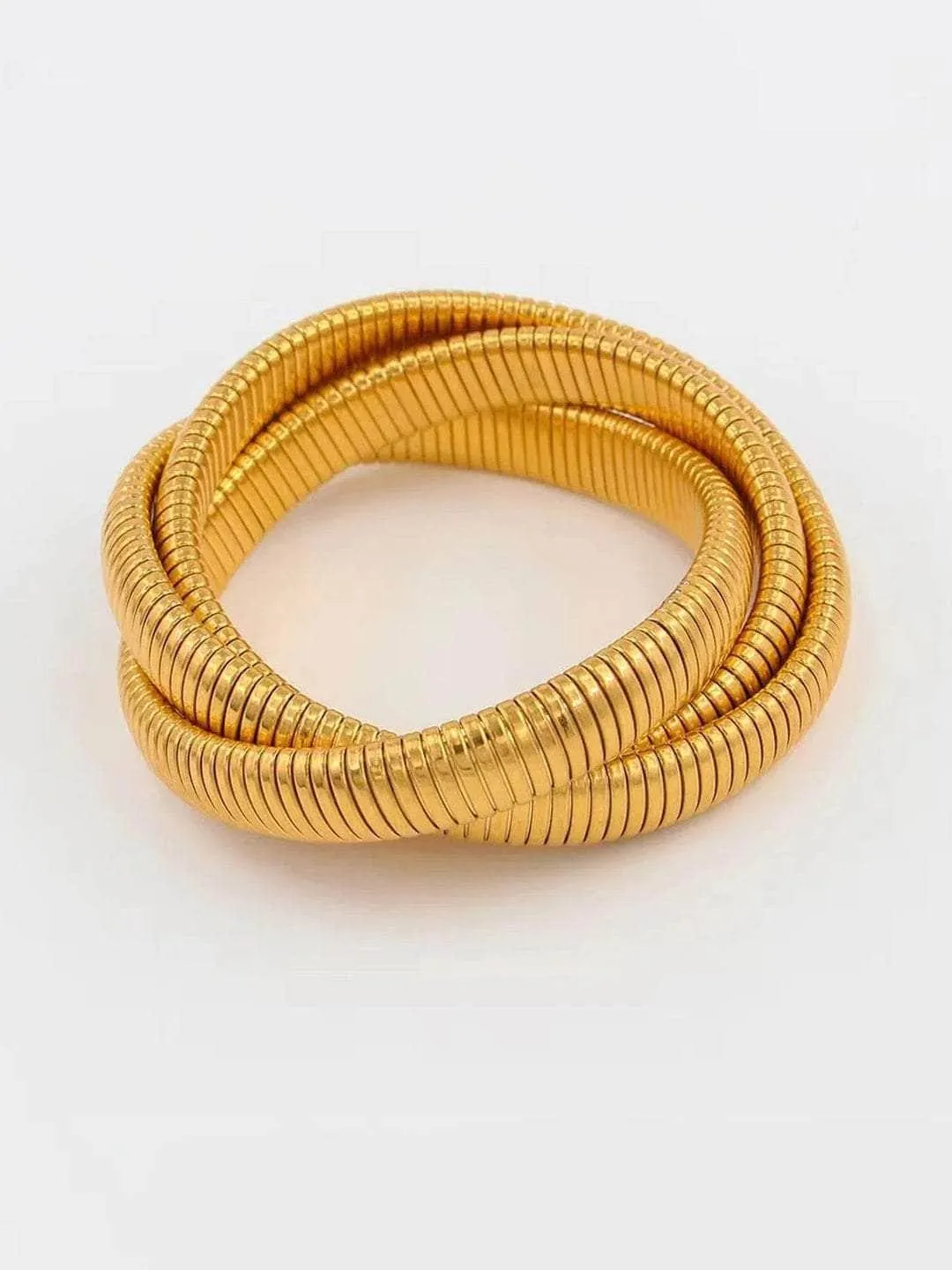 Ridhi Dogra In Triple Layer Wrap Stretchable Bracelet