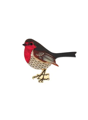 Robin Redbreast Brooch