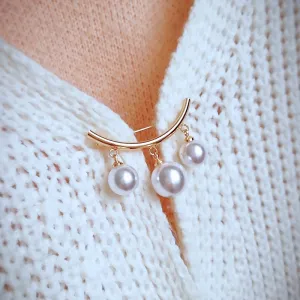 Simple Pearl Brooch jewelry