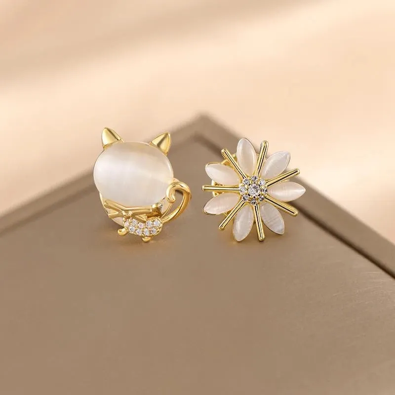 Simple Style Classic Style Pin Flower Alloy Inlay Zircon Women's Brooches