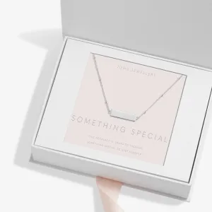 Sterling Silver Something Special Bar Necklace JJS0056