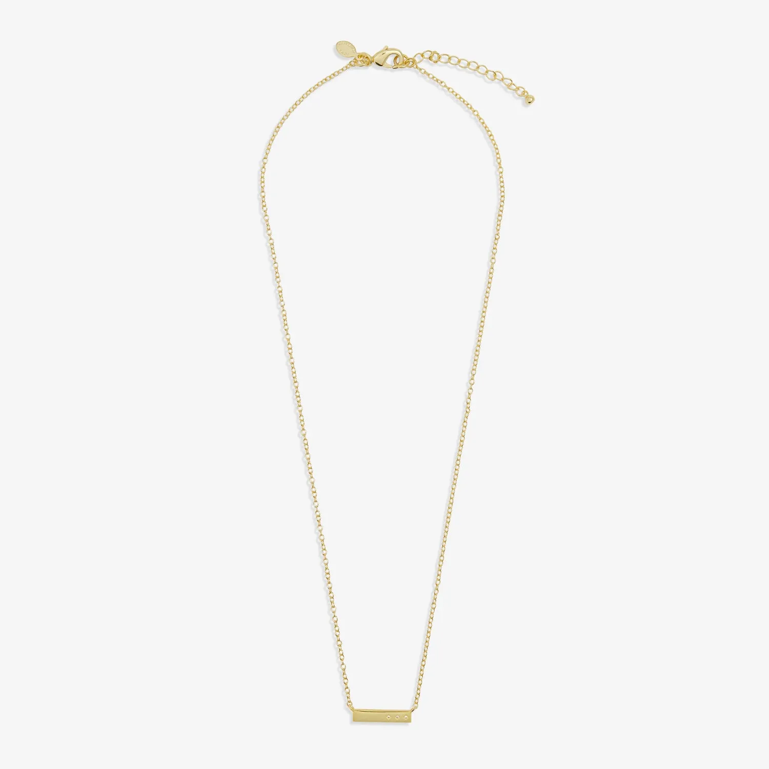 Style Stories Bar Gold Plated Necklace 7726