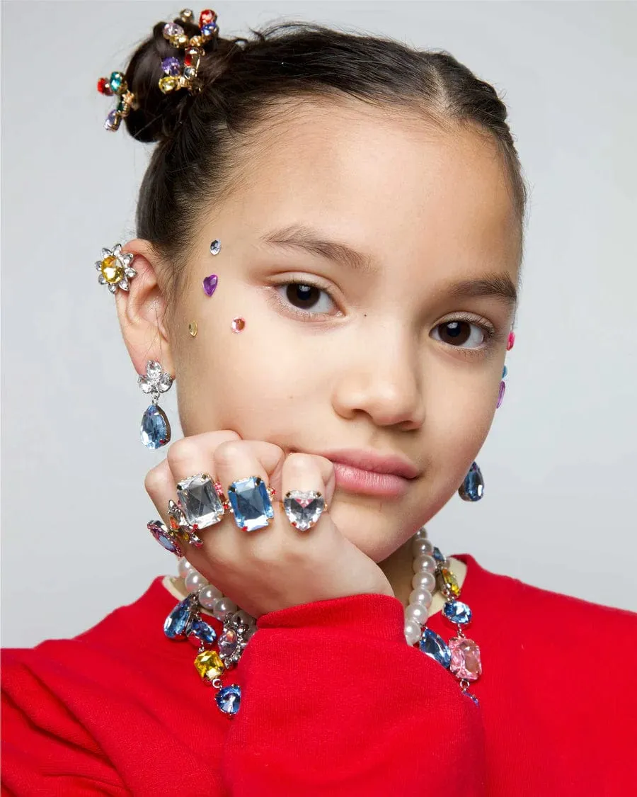 Super Smalls Girls Power Lunch Ring Set in Multicolour