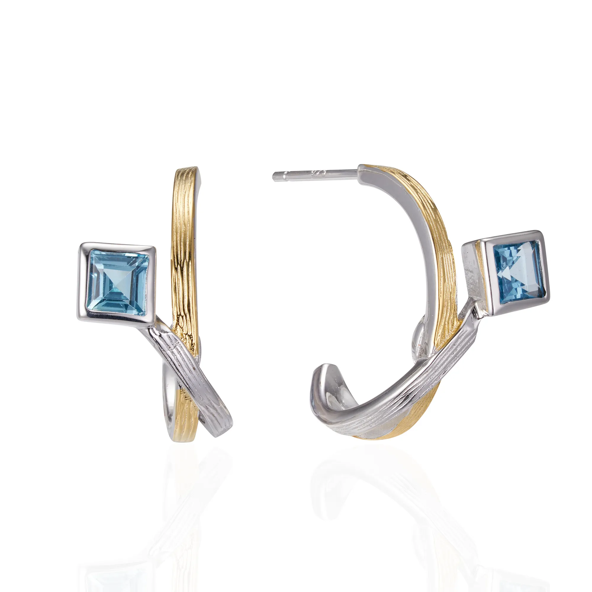 Talay Blue Topaz Earrings