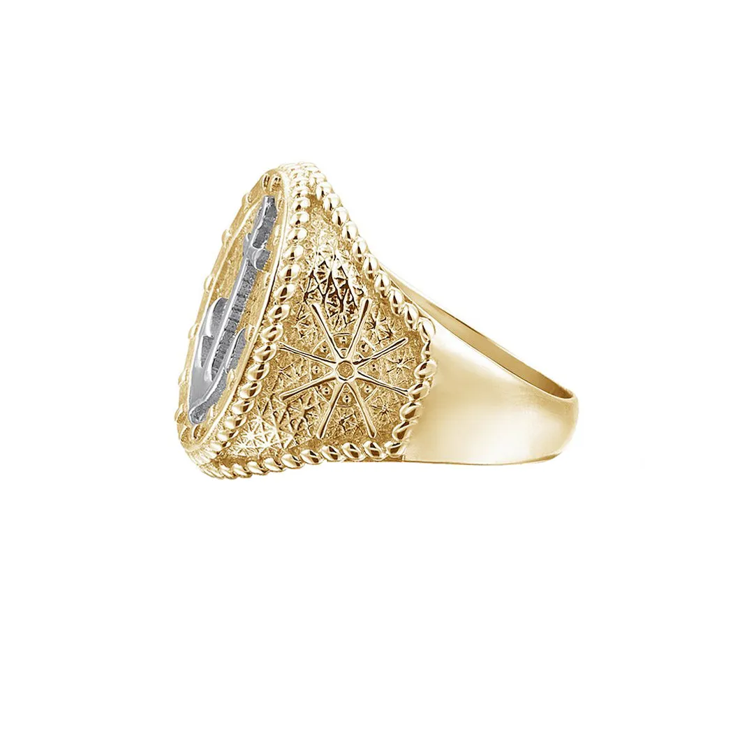 The Majestic Anchor Ring - Solid Gold