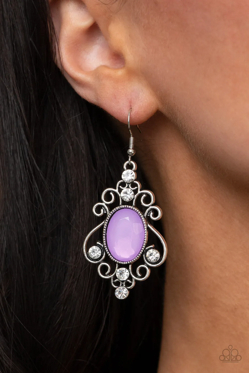 Tour de Fairytale Purple-Earrings