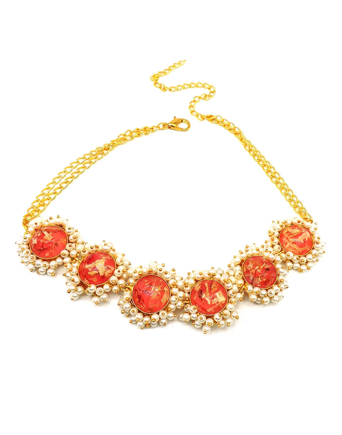 Vermilion Bloom Necklace