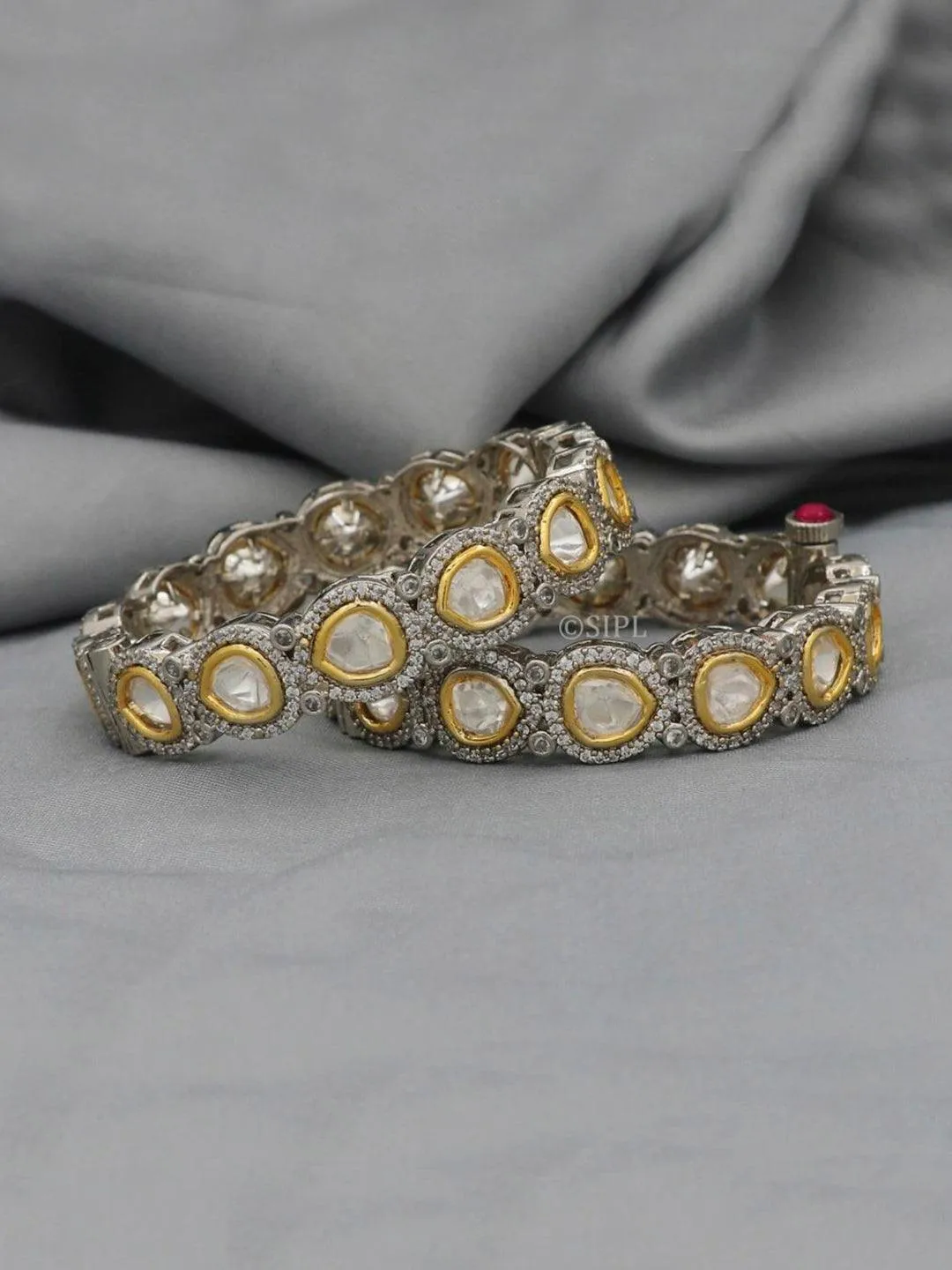 Victorian Polki Bangle