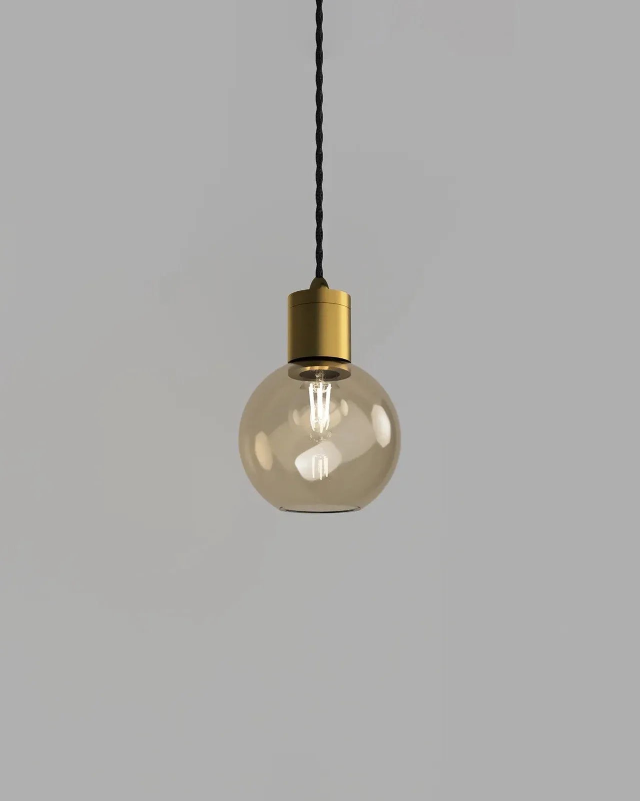 Vintage Glass Sphere Pendant Light