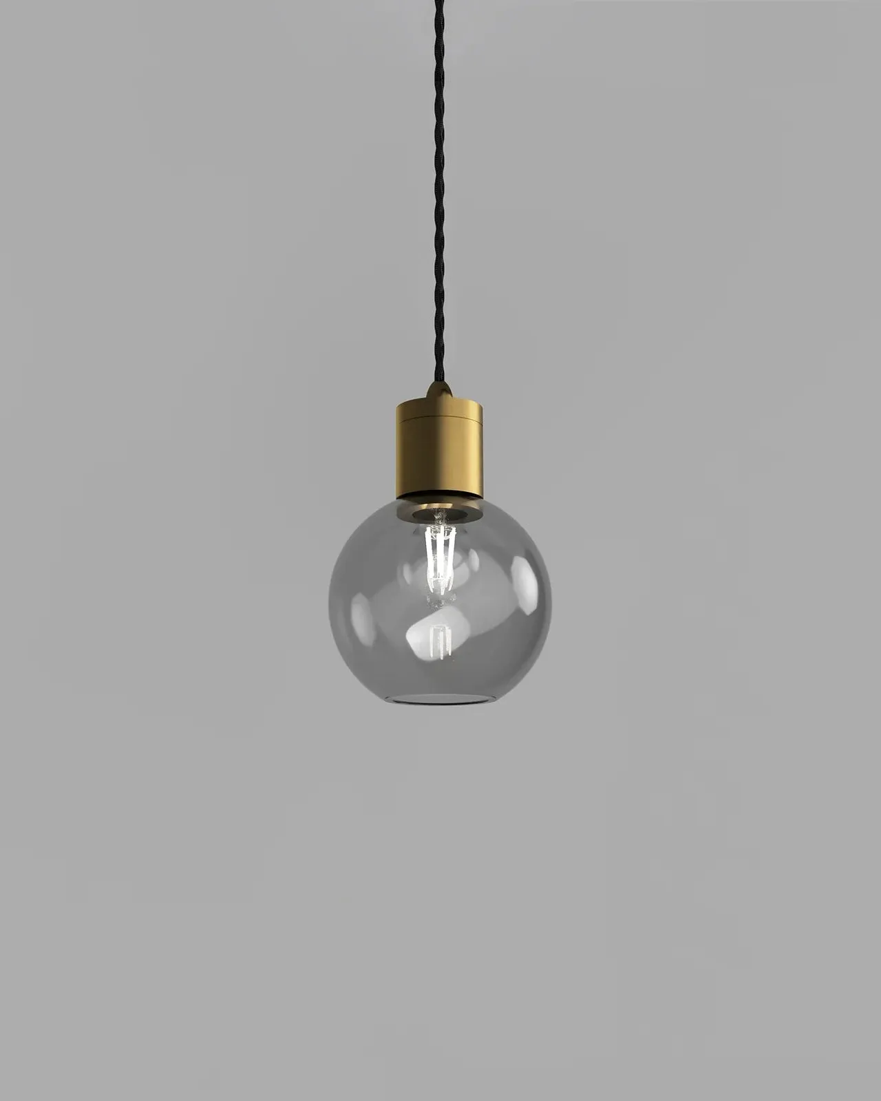 Vintage Glass Sphere Pendant Light