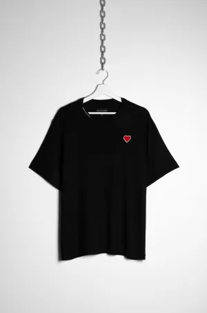 Watermelon Heart Black T-shirt