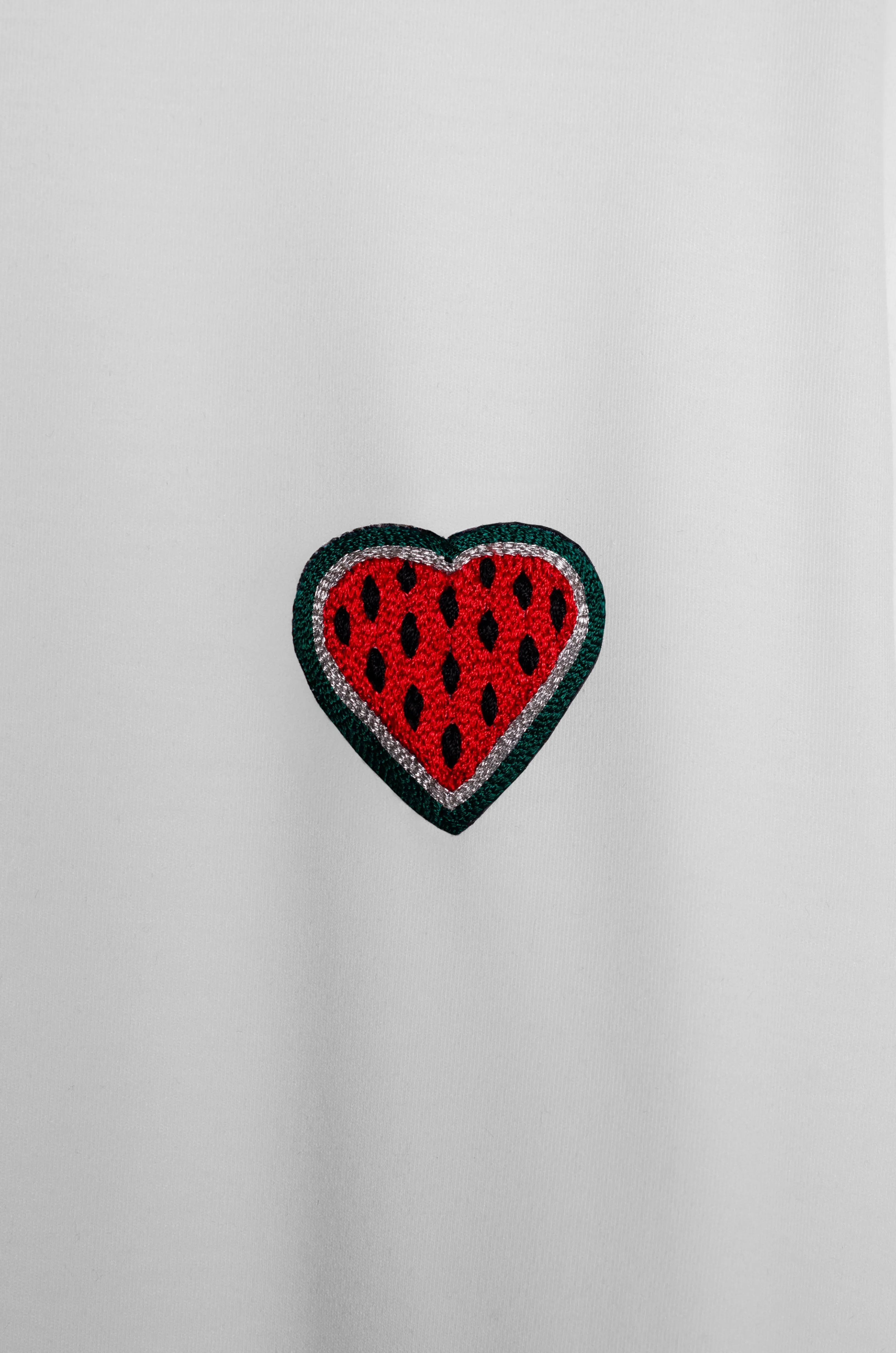 Watermelon Heart White T-shirt