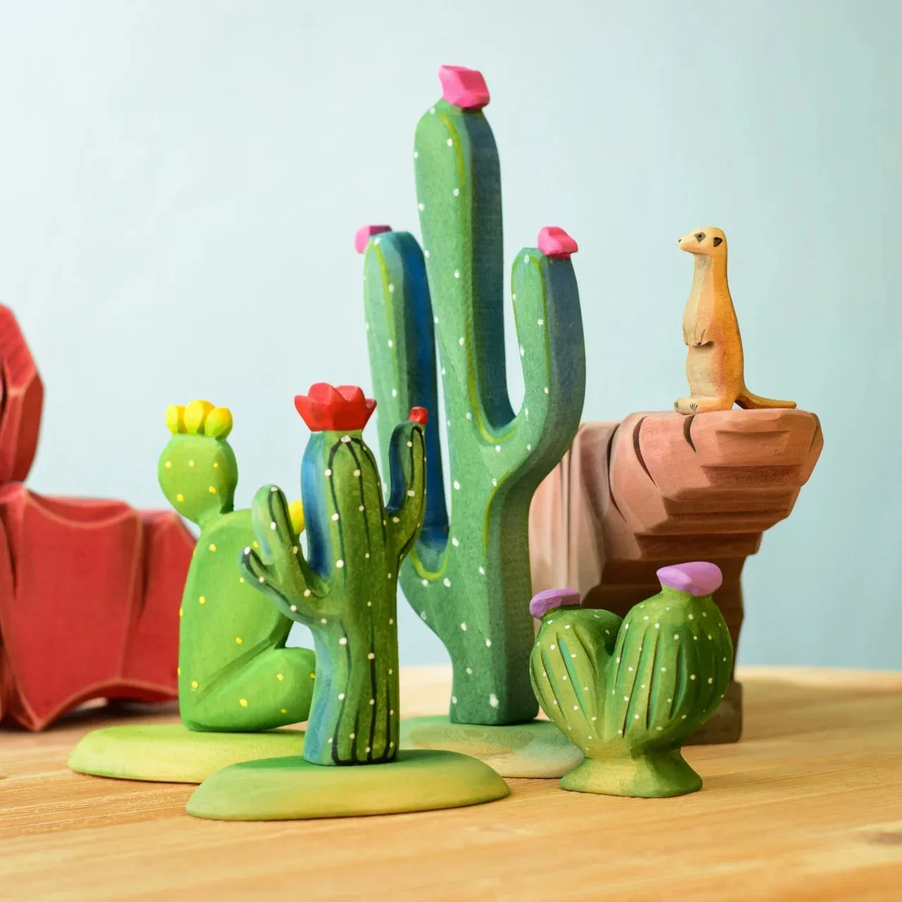 Wooden Saguaro Cactus